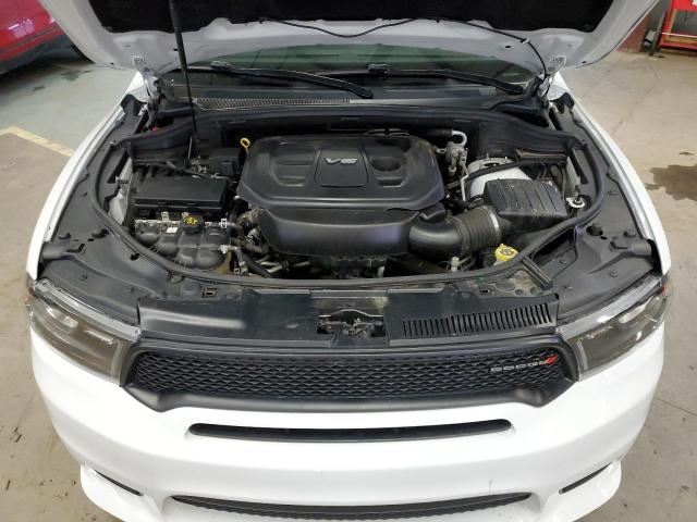 1C4RDJDG2KC535812 - 2019 DODGE DURANGO GT WHITE photo 11