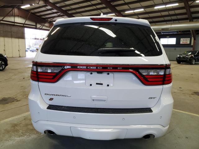 1C4RDJDG2KC535812 - 2019 DODGE DURANGO GT WHITE photo 6