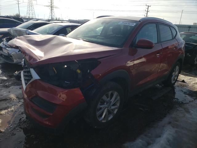 KM8J33A43MU400918 - 2021 HYUNDAI TUCSON LIMITED RED photo 1