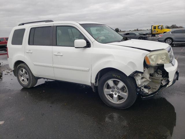 5FNYF38569B026443 - 2009 HONDA PILOT EXL WHITE photo 4