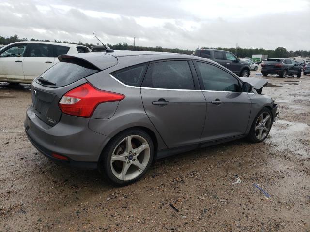 1FADP3N23EL398423 - 2014 FORD FOCUS TITANIUM GRAY photo 3