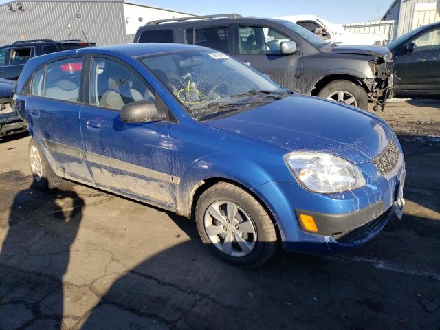 KNADE243396570889 - 2009 KIA RIO 5 SX BLUE photo 4