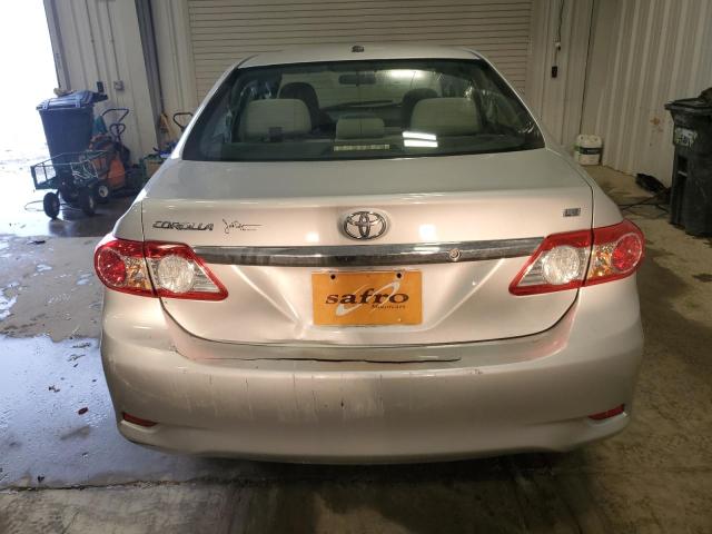 JTDBU4EE2B9152188 - 2011 TOYOTA COROLLA BASE SILVER photo 6