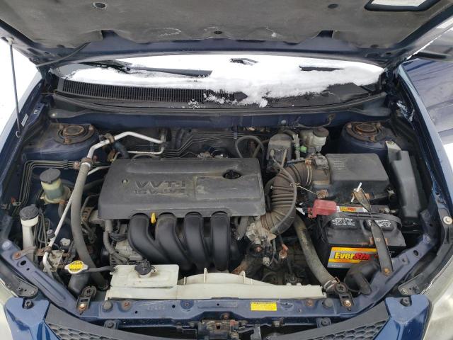 5Y2SM62854Z410734 - 2004 PONTIAC VIBE BLUE photo 11