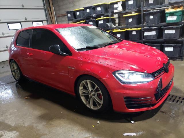 3VWYT7AU6FM034516 - 2015 VOLKSWAGEN GTI RED photo 4