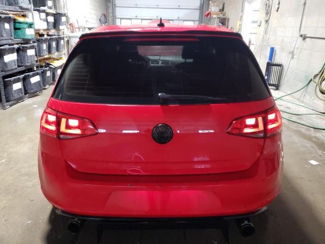 3VWYT7AU6FM034516 - 2015 VOLKSWAGEN GTI RED photo 6