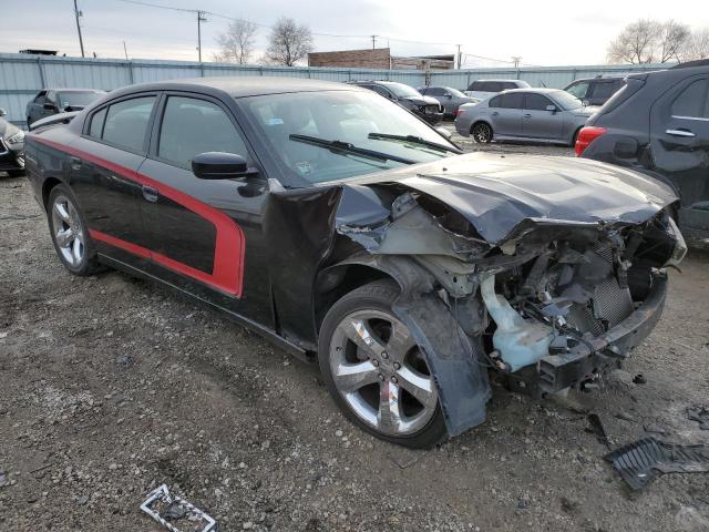 2B3CL3CG2BH593360 - 2011 DODGE CHARGER BLACK photo 4