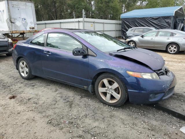 2HGFG12807H519717 - 2007 HONDA CIVIC EX BLUE photo 4