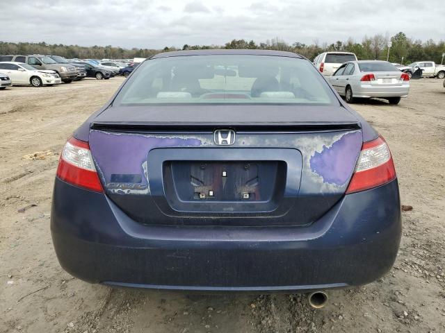 2HGFG12807H519717 - 2007 HONDA CIVIC EX BLUE photo 6