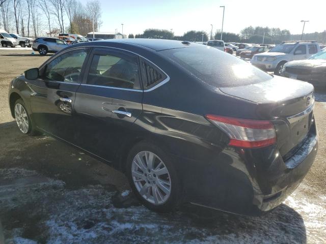 3N1AB7AP7DL608676 - 2013 NISSAN SENTRA S BLACK photo 2