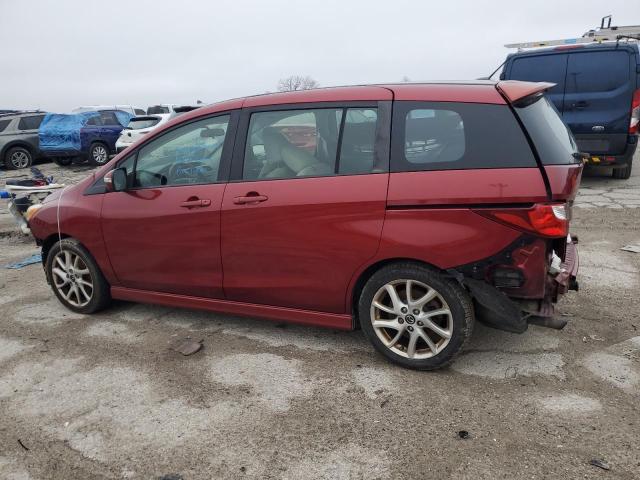 JM1CW2CL9D0159182 - 2013 MAZDA 5 RED photo 2