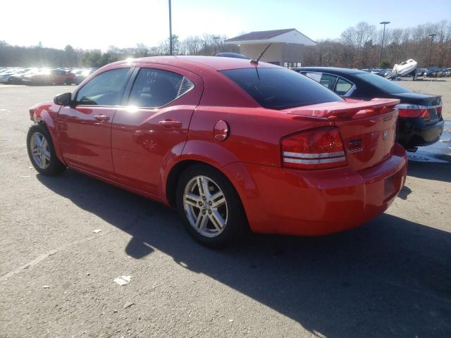 1B3LC56B59N508265 - 2009 DODGE AVENGER SXT RED photo 2