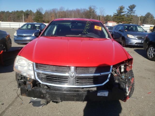 1B3LC56B59N508265 - 2009 DODGE AVENGER SXT RED photo 5