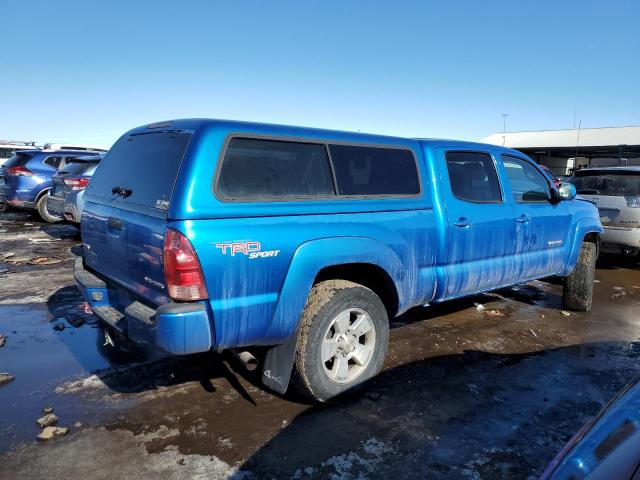 5TEMU52N87Z323606 - 2007 TOYOTA TACOMA DOUBLE CAB LONG BED BLUE photo 3