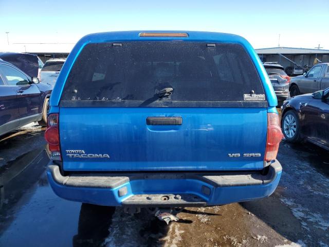 5TEMU52N87Z323606 - 2007 TOYOTA TACOMA DOUBLE CAB LONG BED BLUE photo 6