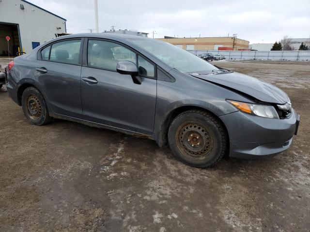 2HGFB2F41CH113810 - 2012 HONDA CIVIC LX GRAY photo 4