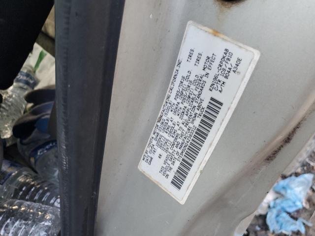 5TESM92N24Z383312 - 2004 TOYOTA TACOMA XTRACAB PRERUNNER ვერცხლისფერი ფოტო 12