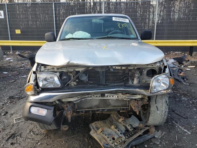 5TESM92N24Z383312 - 2004 TOYOTA TACOMA XTRACAB PRERUNNER ვერცხლისფერი ფოტო 5