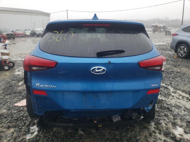 KM8J2CA41KU076416 - 2019 HYUNDAI TUCSON SE BLUE photo 6