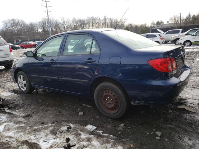 2T1BR32E66C679750 - 2006 TOYOTA COROLLA CE BLUE photo 2