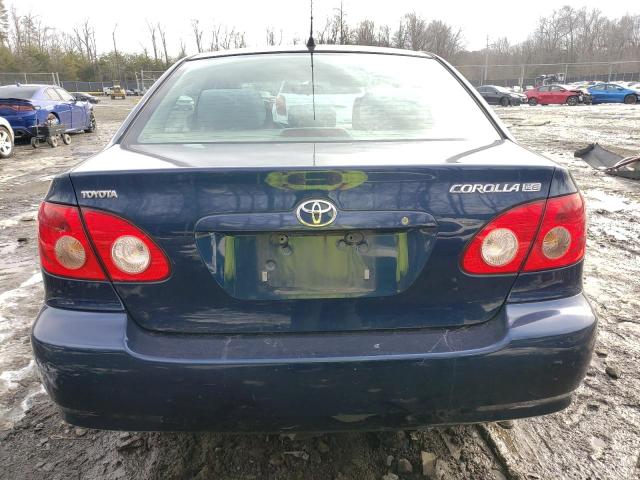 2T1BR32E66C679750 - 2006 TOYOTA COROLLA CE BLUE photo 6