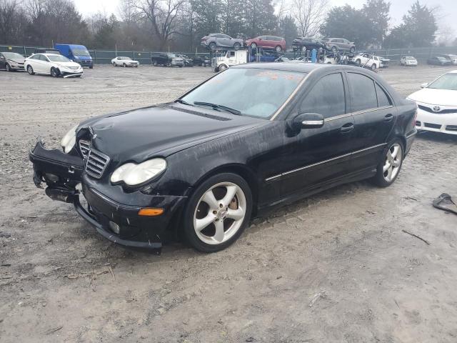 WDBRF52H06A877966 - 2006 MERCEDES-BENZ C 230 BLACK photo 1