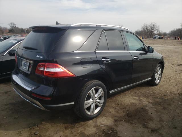 4JGDA5HB1DA119401 - 2013 MERCEDES-BENZ ML 350 4MATIC BLACK photo 3