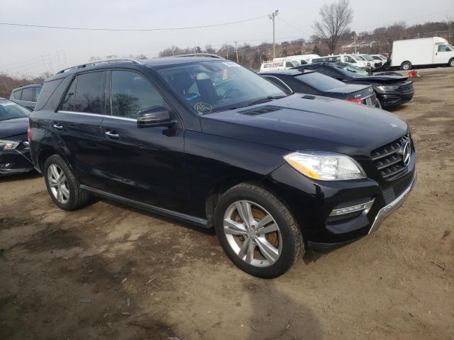 4JGDA5HB1DA119401 - 2013 MERCEDES-BENZ ML 350 4MATIC BLACK photo 4