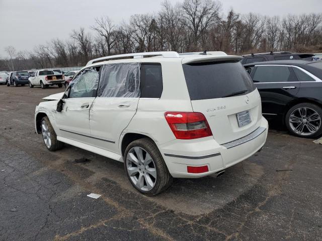 WDCGG8HB9AF311711 - 2010 MERCEDES-BENZ GLK 350 4MATIC WHITE photo 2