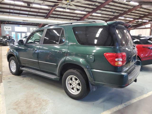 5TDBT48A94S216016 - 2004 TOYOTA SEQUOIA LIMITED GREEN photo 2