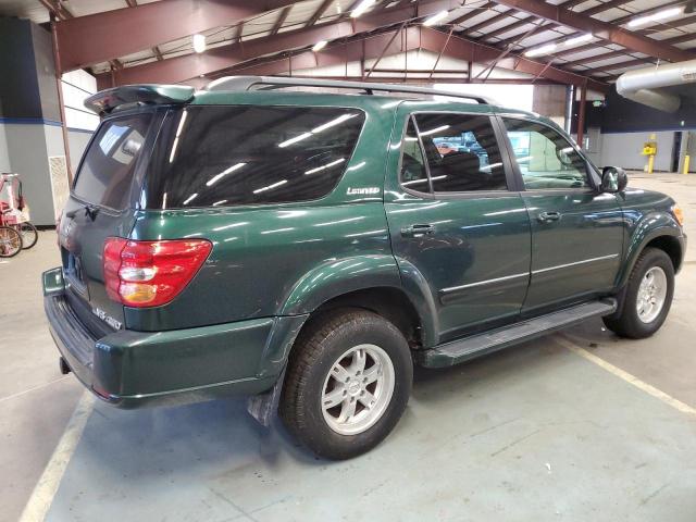5TDBT48A94S216016 - 2004 TOYOTA SEQUOIA LIMITED GREEN photo 3