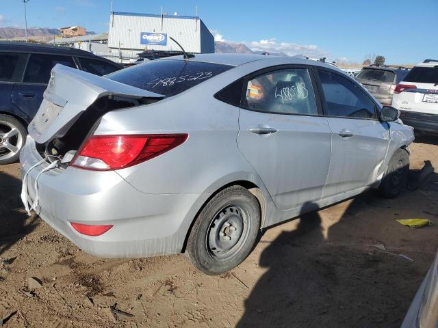 KMHCT4AE5HU274476 - 2017 HYUNDAI ACCENT SE SILVER photo 3