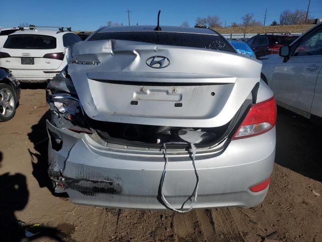 KMHCT4AE5HU274476 - 2017 HYUNDAI ACCENT SE SILVER photo 6