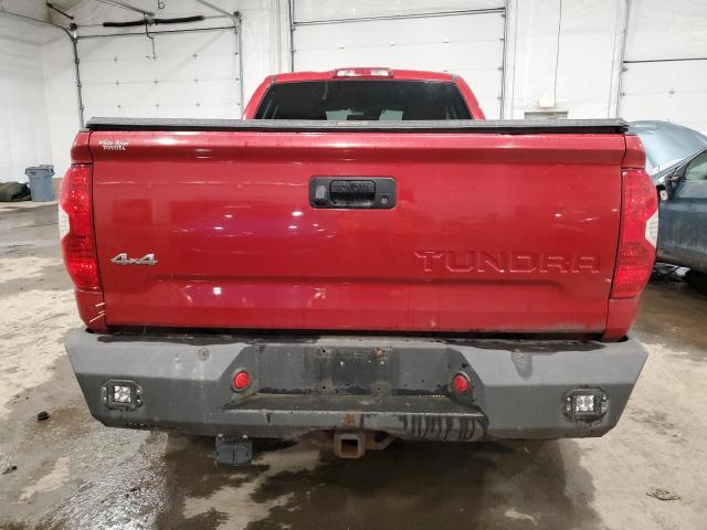 5TFUY5F19JX725547 - 2018 TOYOTA TUNDRA DOUBLE CAB SR/SR5 RED photo 6