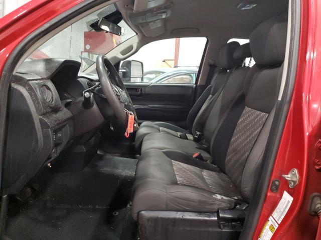 5TFUY5F19JX725547 - 2018 TOYOTA TUNDRA DOUBLE CAB SR/SR5 RED photo 7