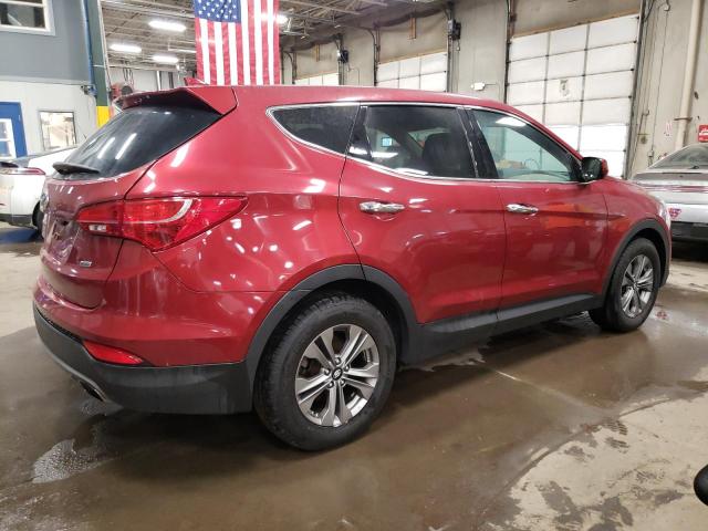 5XYZTDLB6GG349882 - 2016 HYUNDAI SANTA FE S RED photo 3