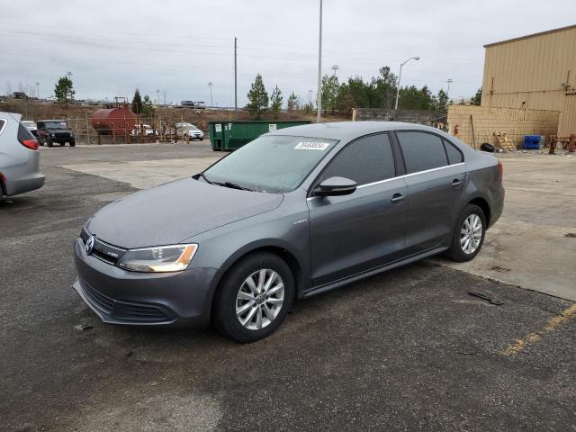 3VW637AJ5DM257463 - 2013 VOLKSWAGEN JETTA HYBRID GRAY photo 1