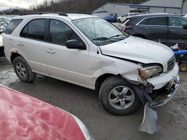 KNDJC735085809556 - 2008 KIA SORENTO EX WHITE photo 4