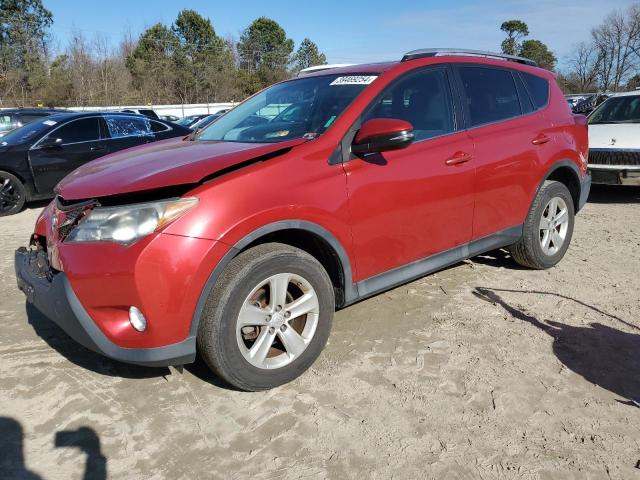 2T3RFREV3EW155370 - 2014 TOYOTA RAV4 XLE RED photo 1