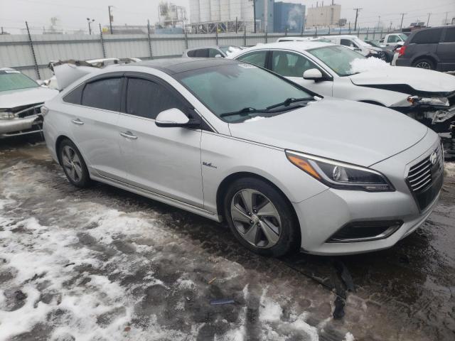 KMHE34L13GA025922 - 2016 HYUNDAI SONATA HYBRID SILVER photo 4