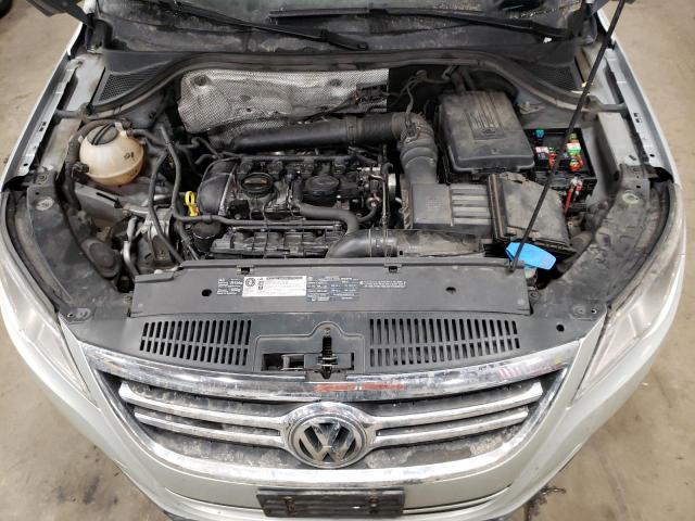 WVGBV7AX3AW522937 - 2010 VOLKSWAGEN TIGUAN SE SILVER photo 11