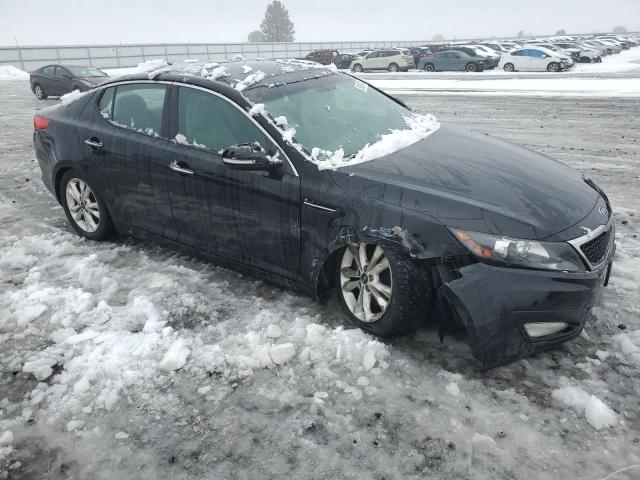 KNAGN4A70B5087193 - 2011 KIA OPTIMA EX BLACK photo 4