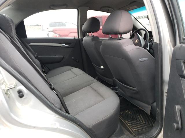 KL1TD56668B271677 - 2008 CHEVROLET AVEO BASE GRAY photo 10