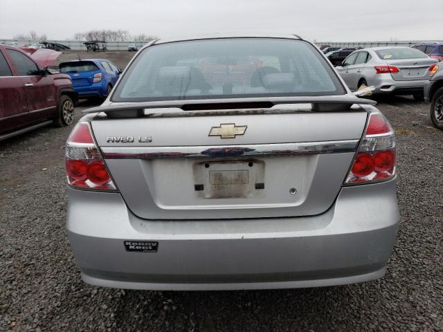 KL1TD56668B271677 - 2008 CHEVROLET AVEO BASE GRAY photo 6
