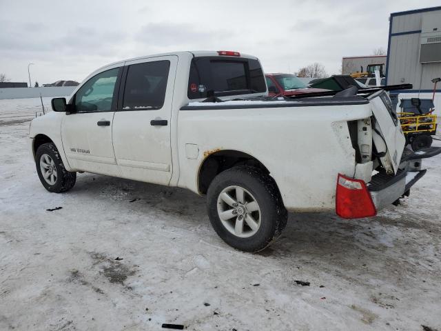 1N6AA0EJ7CN313148 - 2012 NISSAN TITAN S WHITE photo 2