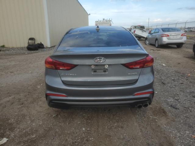 KMHD04LB6JU509716 - 2018 HYUNDAI ELANTRA SPORT SILVER photo 6