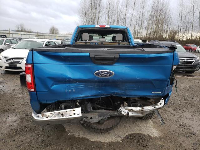 1FTFX1E40KKC99343 - 2019 FORD F150 SUPER CAB BLUE photo 6