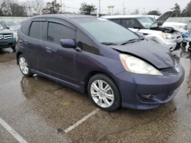 JHMGE8G48AC022950 - 2010 HONDA FIT SPORT BLUE photo 4