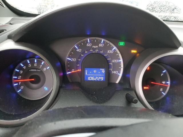 JHMGE8G48AC022950 - 2010 HONDA FIT SPORT BLUE photo 9