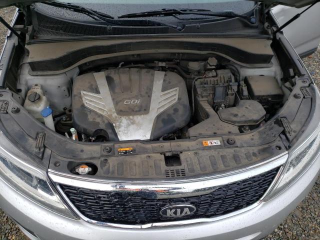 5XYKUDA74EG456830 - 2014 KIA SORENTO EX SILVER photo 12